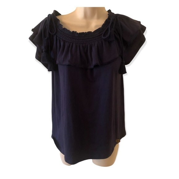 MICHAEL by Michael Kors blue top, XS - Picture 1 of 7